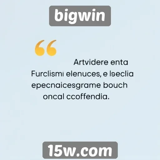 Feedback dos usuários sobre a experiência no Bigwin